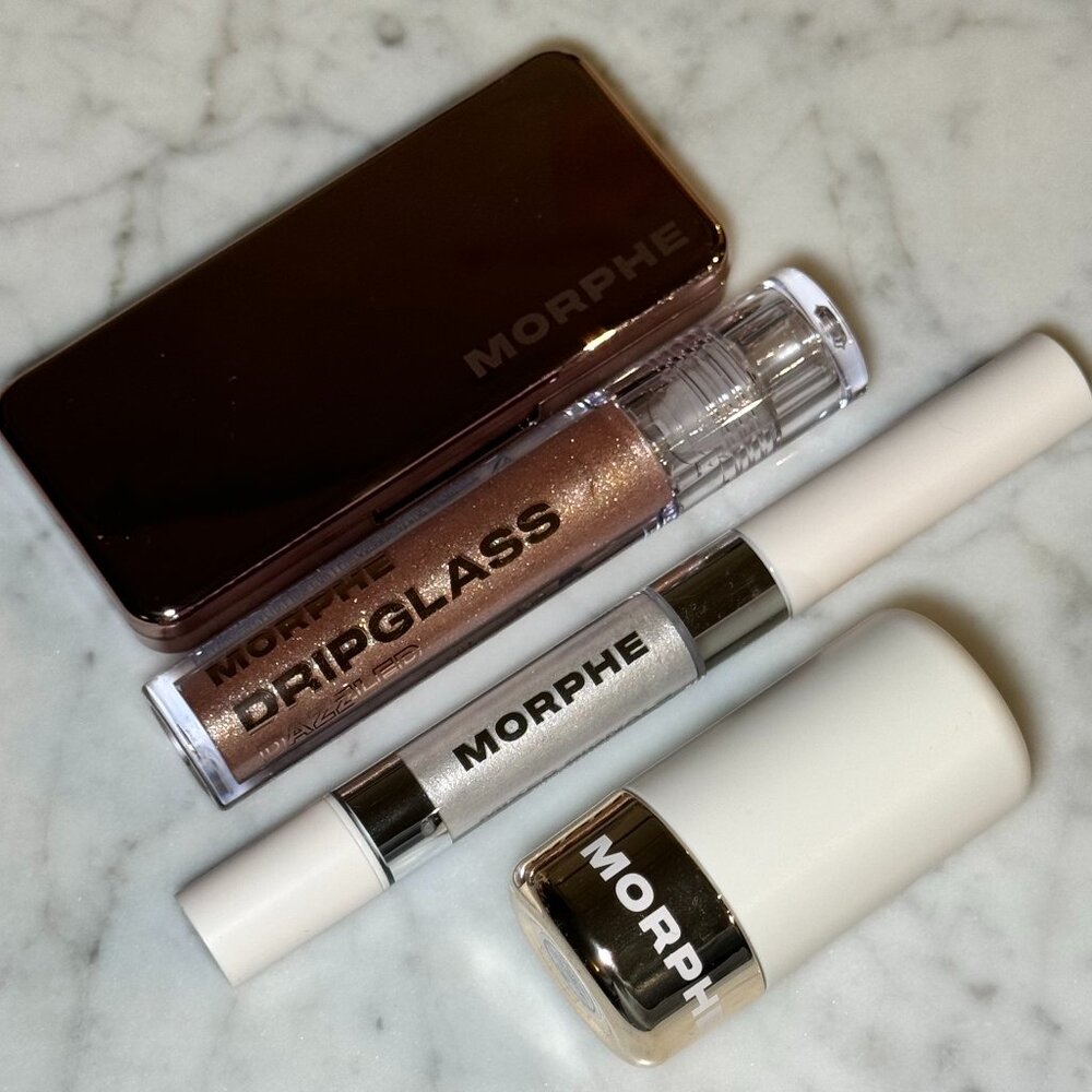 Morphe Makeup Kit | Eyeshadow, Lip Gloss, Highlighter Stick, Shadow Stick | NEW